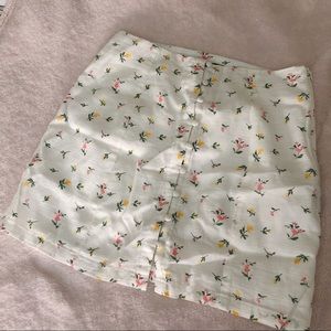 F21 Floral Skirt
